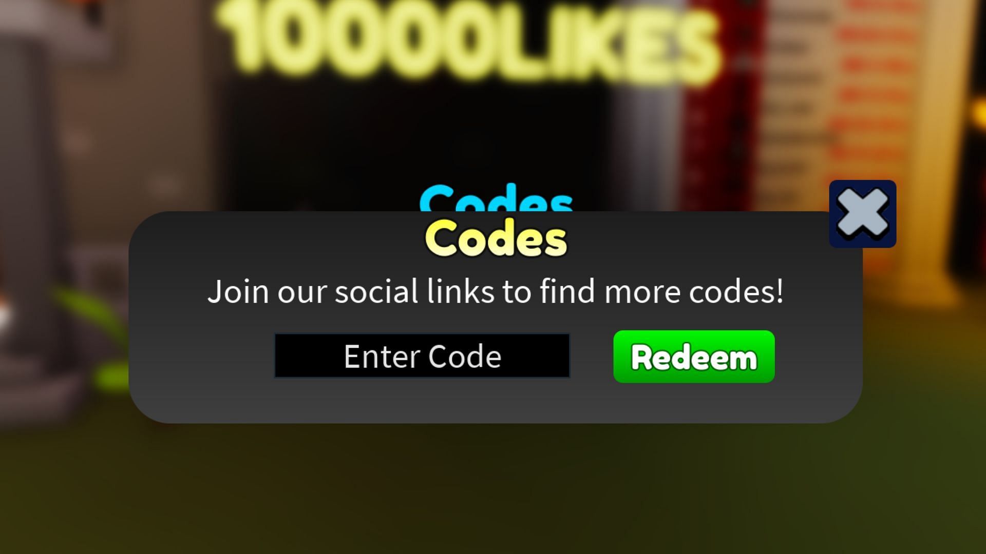 Enter a code in this textbox in Defense Until Death Simulator (Image via Roblox)