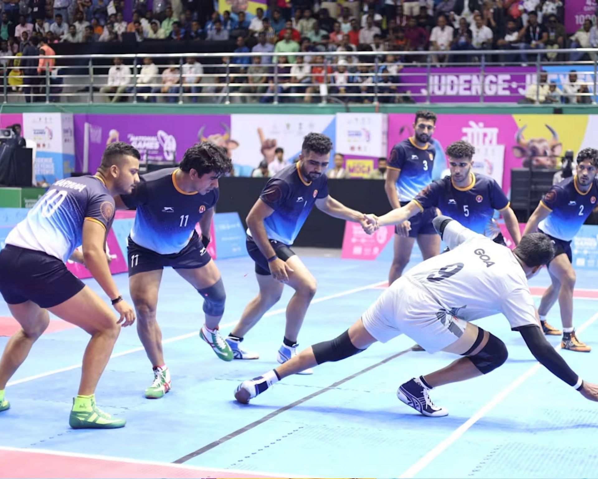 Kabaddi at National Games (Image via NG 2023)