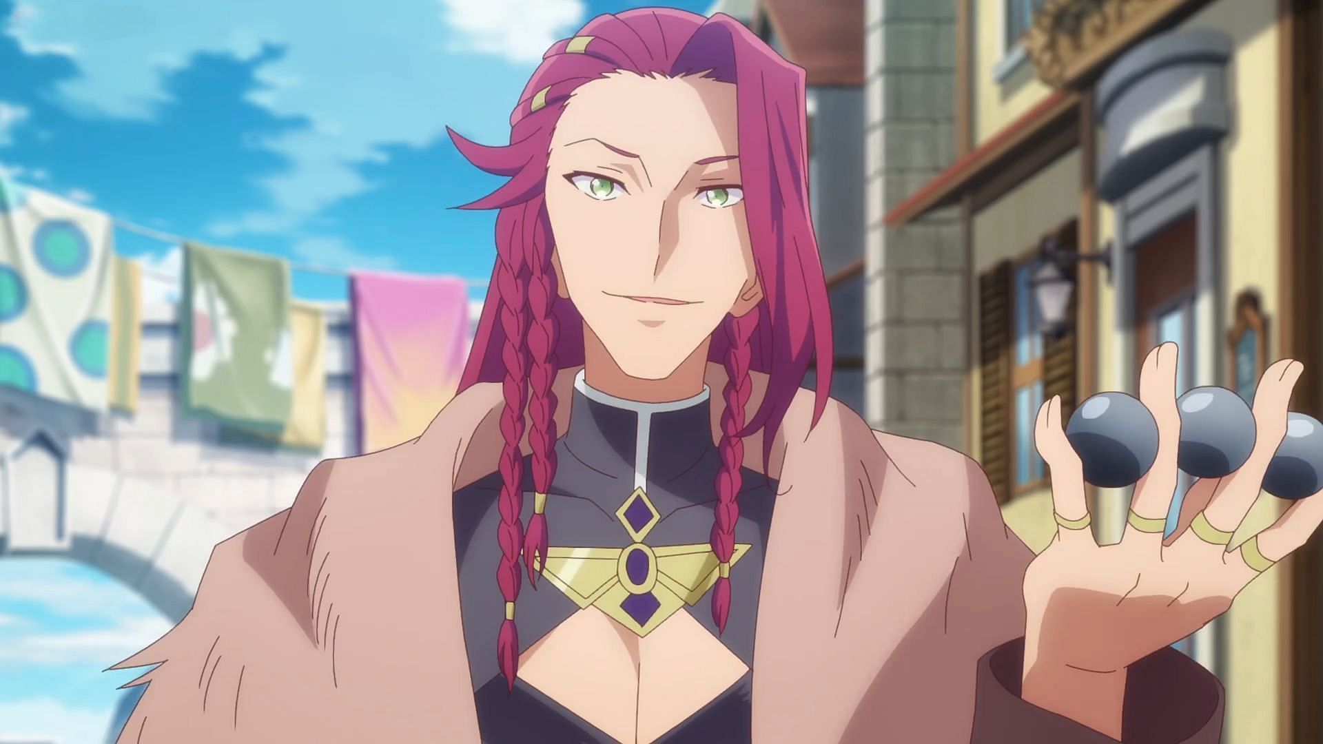 A Merchant as seen in the anime (Image via Asahi Production)