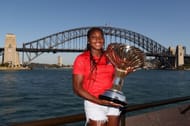 Coco Gauff with the 2025 United Cup (Getty)