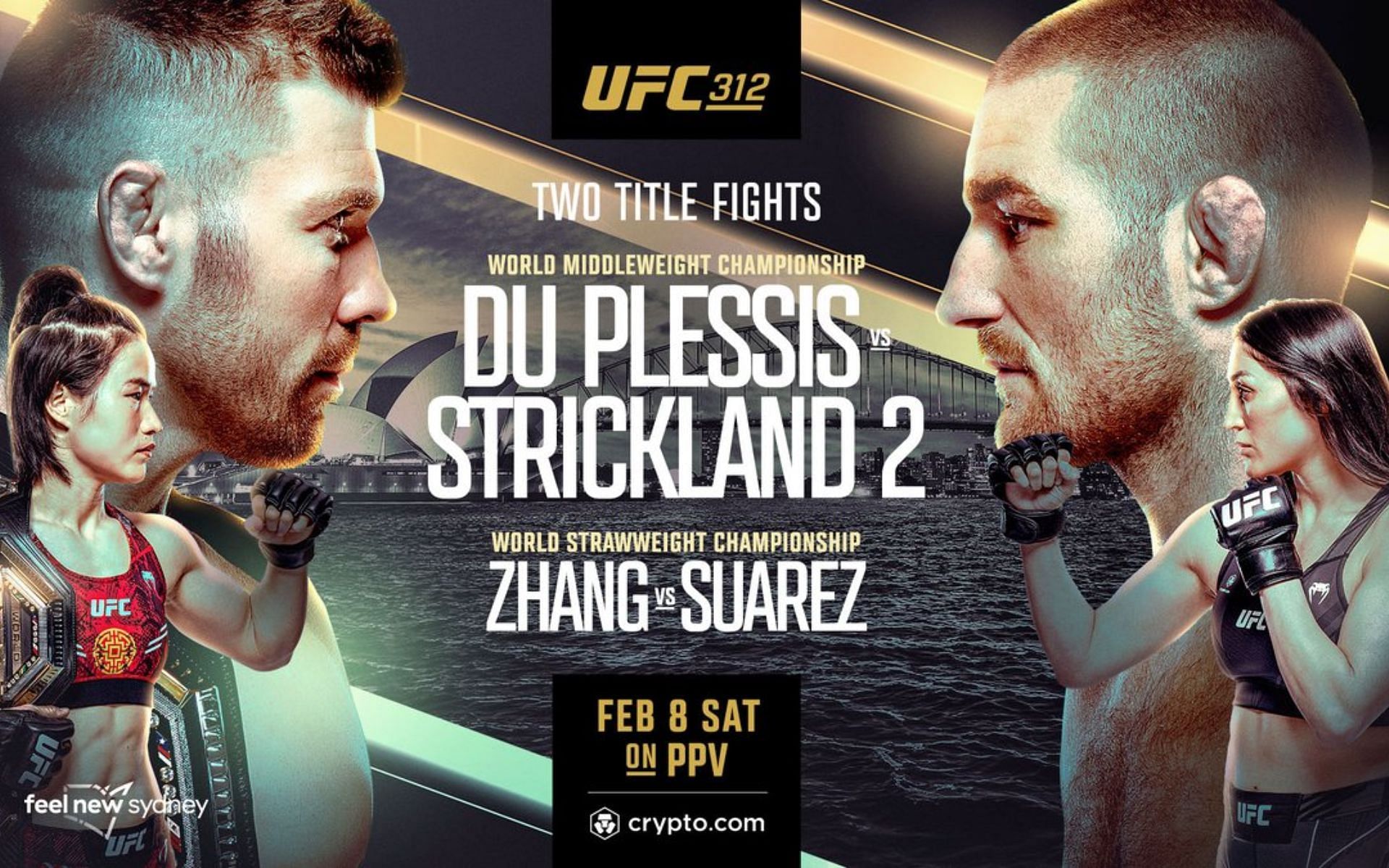 UFC 312: Dricus du Plessis vs. Sean Strickland 2 octagon walkout songs.