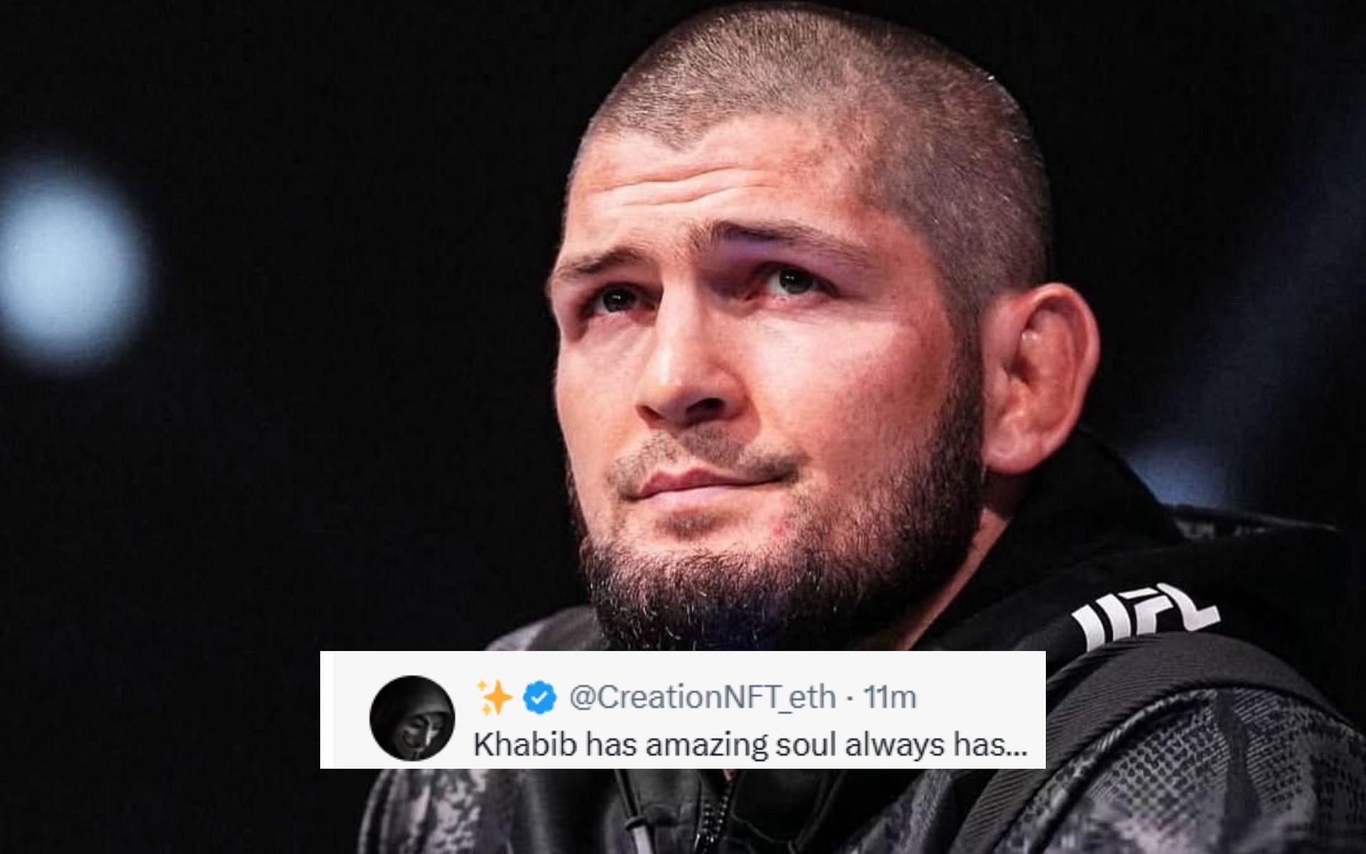 Fans react to Khabib Nurmagomedov clicking picture with a fan. [Image courtesy: @khabib_nurmagomedov on Instagram]