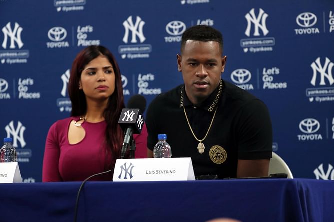 Luis Severino's wife admits to "spoiled princess" life with the Athletics ace
