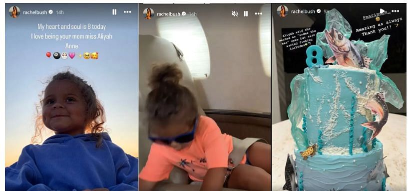 Rachel Bush celebrates daughter Aliyah&#039;s 8th birthday [Image credit Instagram/@rachelbush]