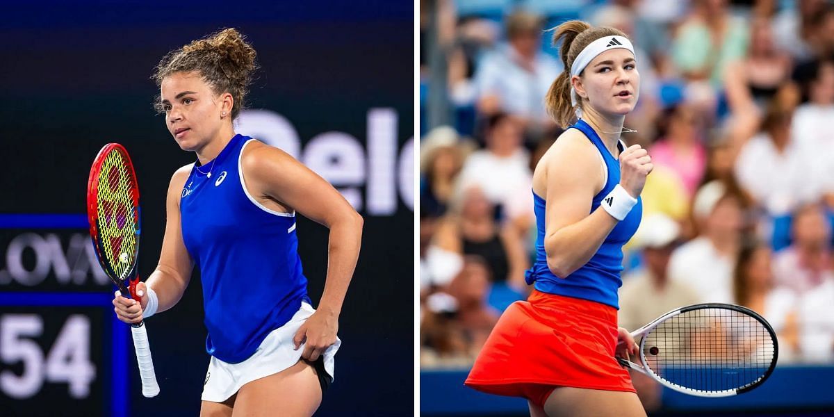 Jasmine Paolini vs Karolina Muchova is one of the quarterfinal matches at the United Cup 2025. (Photos: Getty)