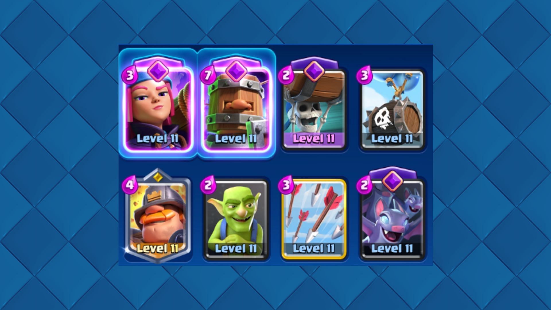 This is a Wall Breaker cycle deck for the event (Image via Supercell)