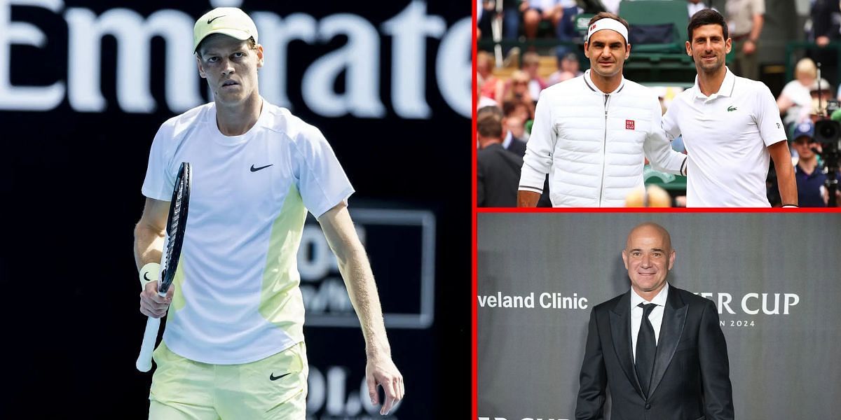 Jannik Sinner joins Andre Agassi, Roger Federer &amp; Novak Djokovic in rare Grand Slam feat | Getty