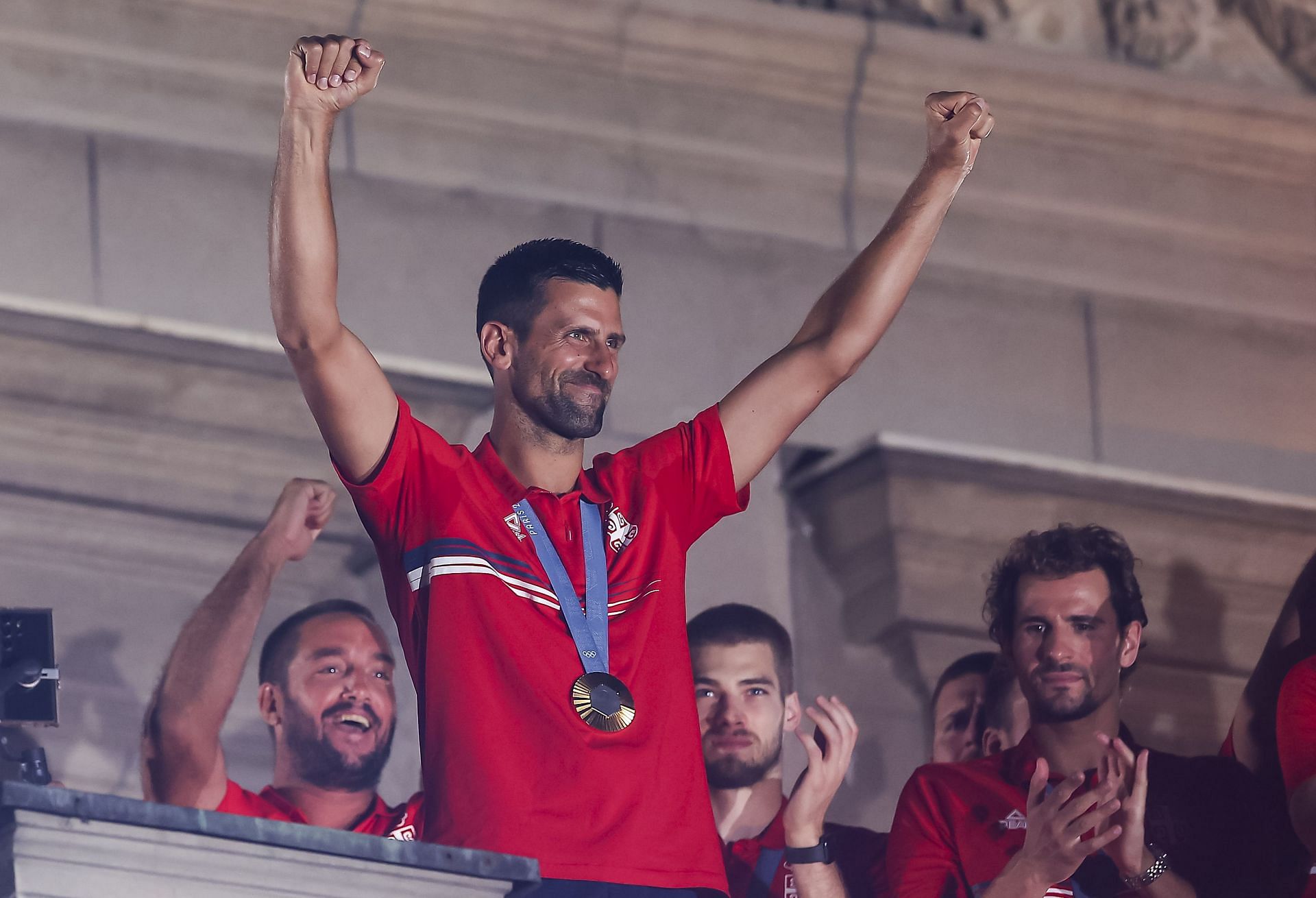 Novak Djokovic Olympic Medal. Source: Getty Image