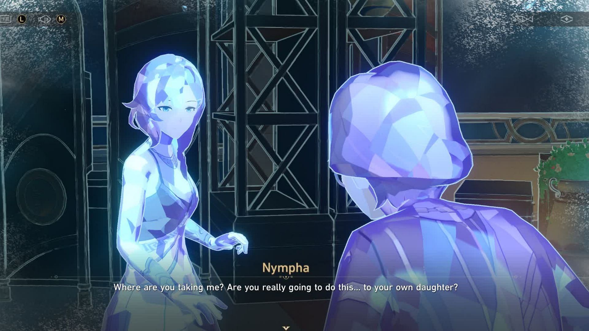 You will find Nympha being jailed by her parents (Image via HoYoverse)