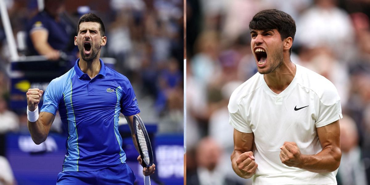 Novak Djokovic leads Carlos Alcaraz 4-3 in their head-to-head record.