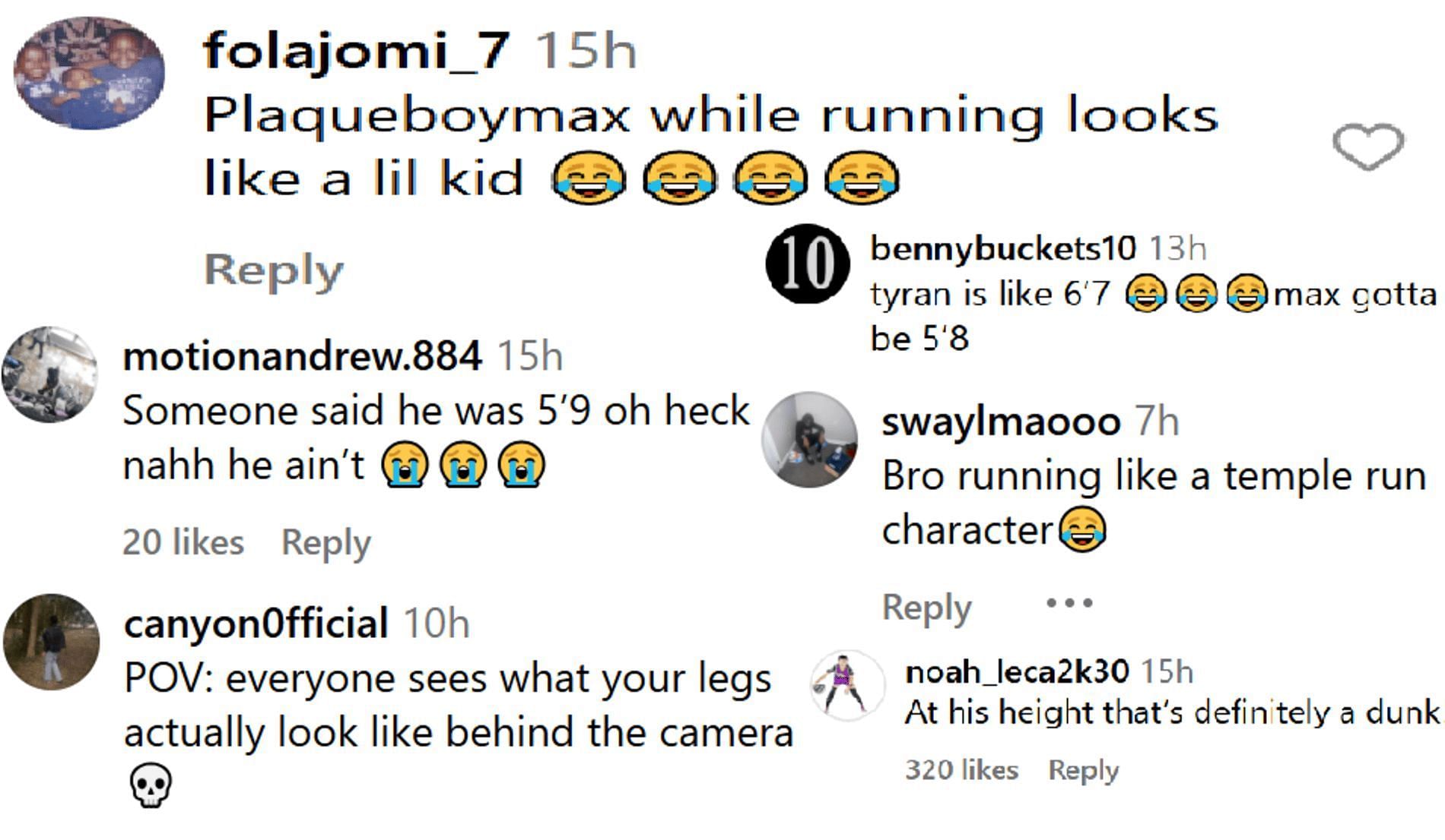 Fans comment on Tyran Stokes playing hoops with streamer Plaqueboymax (Source: Instagram/ overtime)