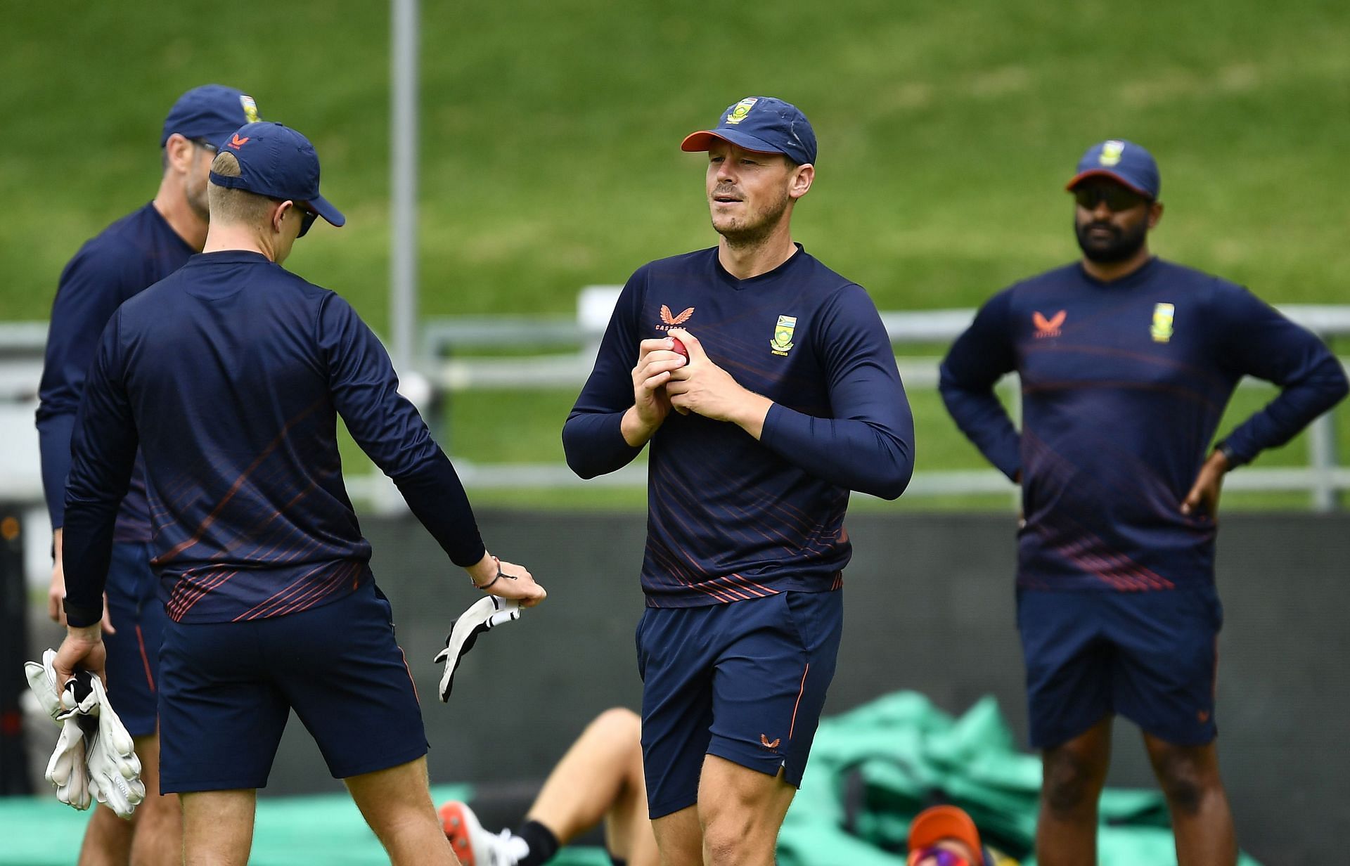 George Linde (centre) is the joint-highest wicket-taker for MICT this season.