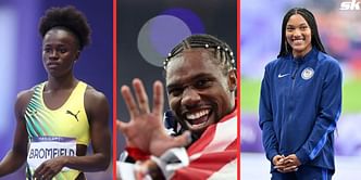 Noah Lyles' fiancé Junelle Bromfield, Tara Davis-Woodhall and others react to the Olympian's appealing announcement for upcoming track season