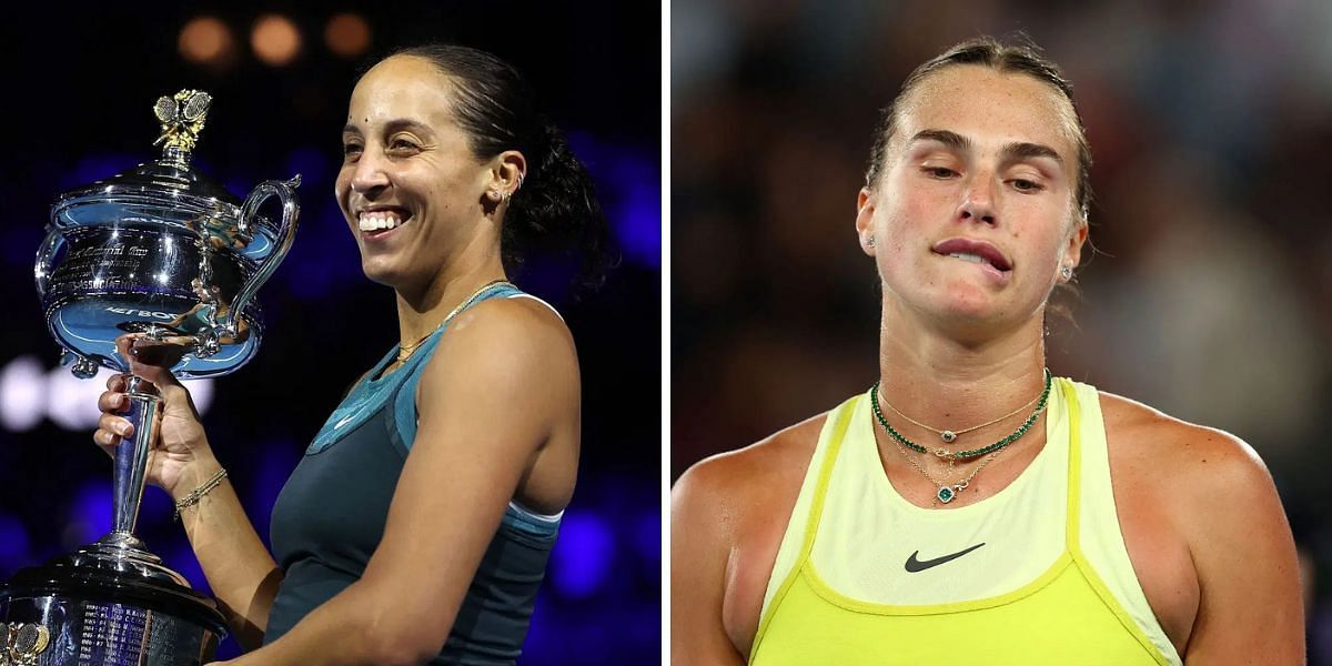 Madison Keys (left), Aryna Sabalenka (right), Sources: Getty