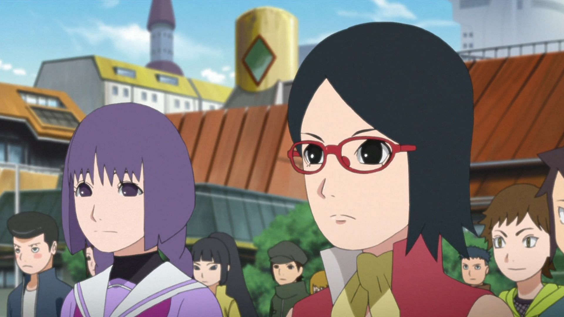 Sumire&#039;s relationship with Sarada is currently frayed (Image via Studio Pierrot)