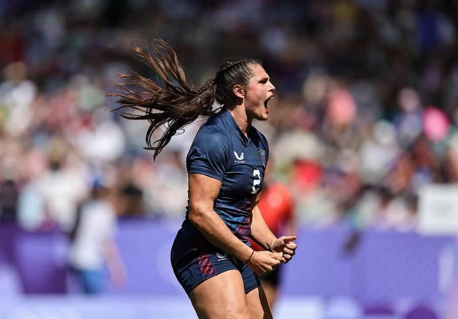 Ilona Maher during one of her rugby matches (Image via Instagram/@ilonamaher)