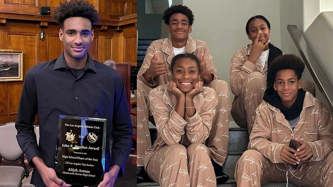 Gilbert Arenas’ son Alijah Arenas drops 2-word reaction to hype 13YO brother Aloni