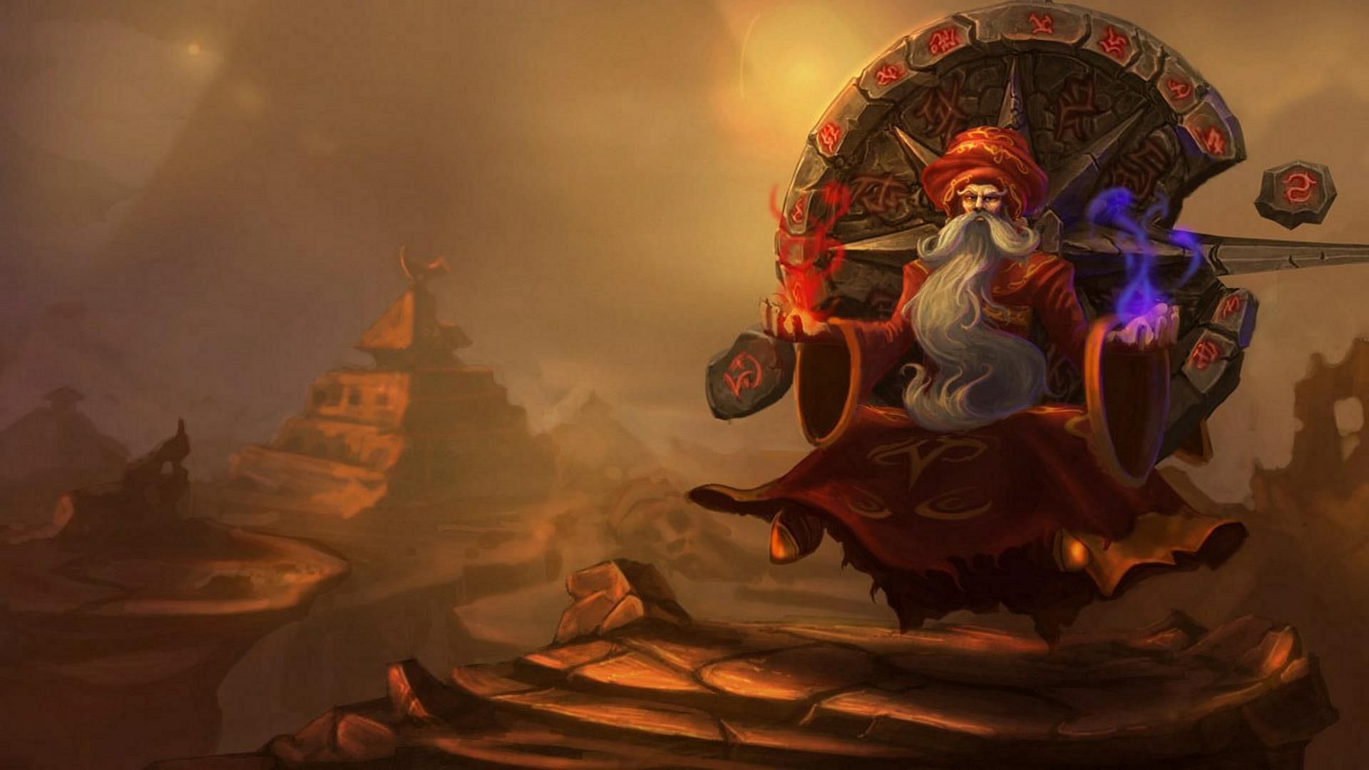 Shurima Desert Zilean in League of Legends (Image via Riot Games)