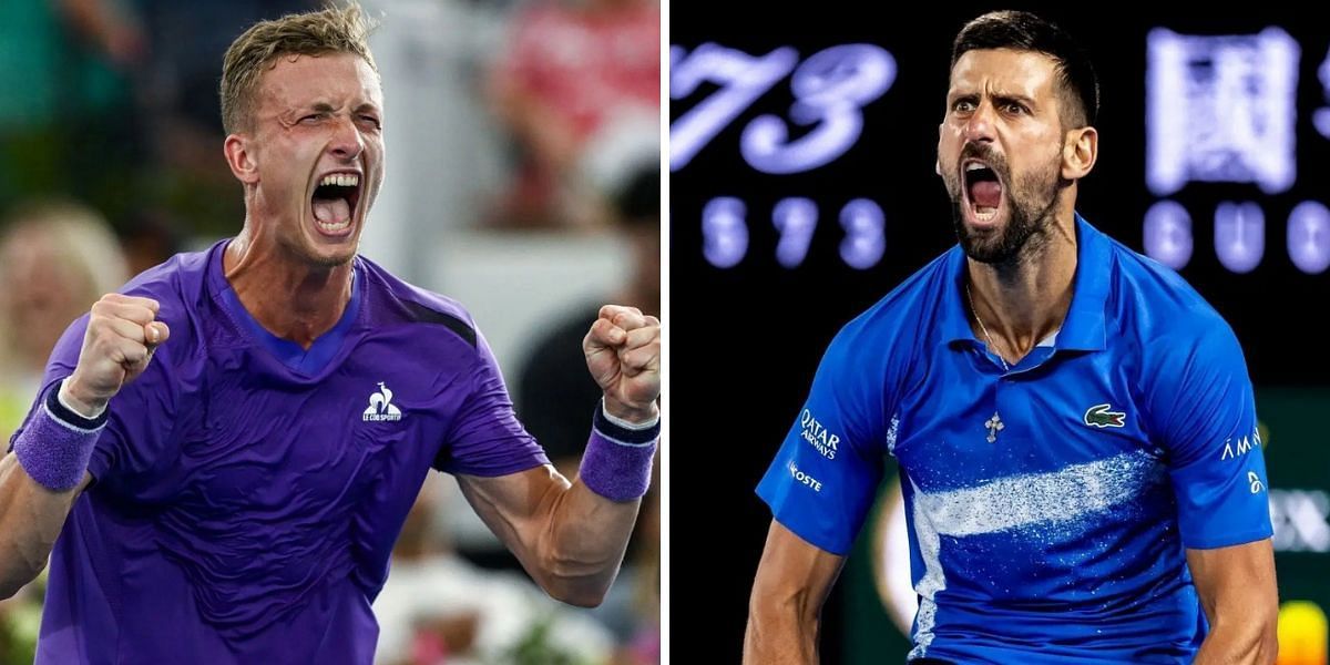 Novak Djokovc Jiri Lehecka Australian Open