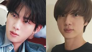 "He definitely has a blonde mullet"- Fans hilariously react as BTS Jin says he's too shy to show his bare face in Weverse letter