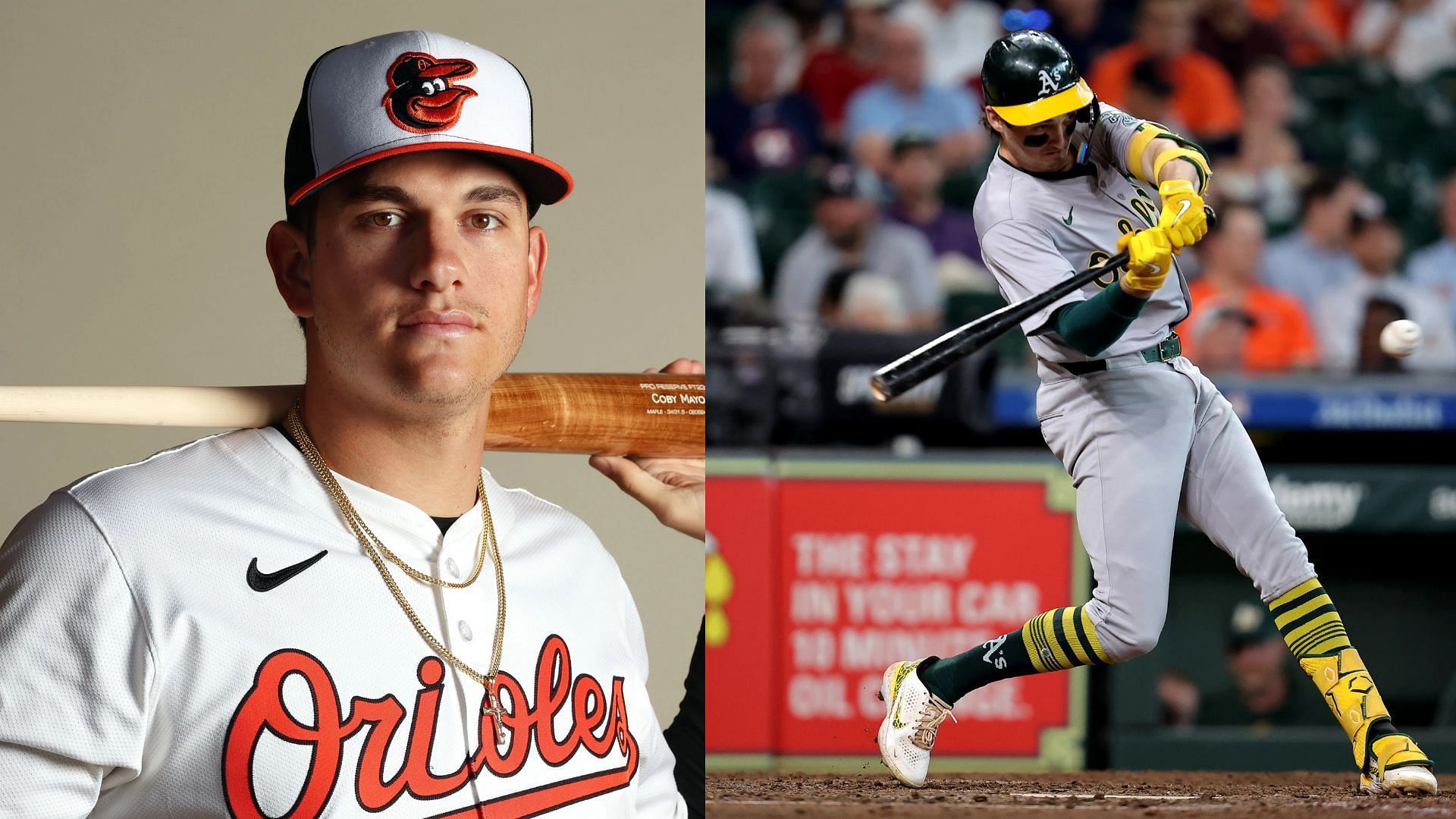 Coby Mayo and Jacob Wilson are two MLB prospects to watch in 2025 (Photo Source: IMAGN)