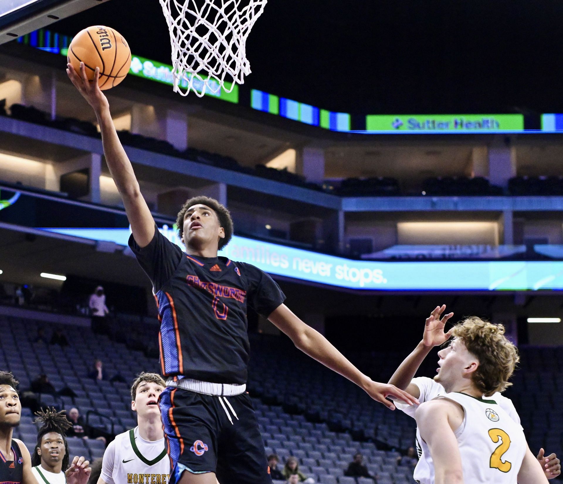 Day two CIF State basketball championship games at the Golden 1 Center in Sacramento. - Source: Getty