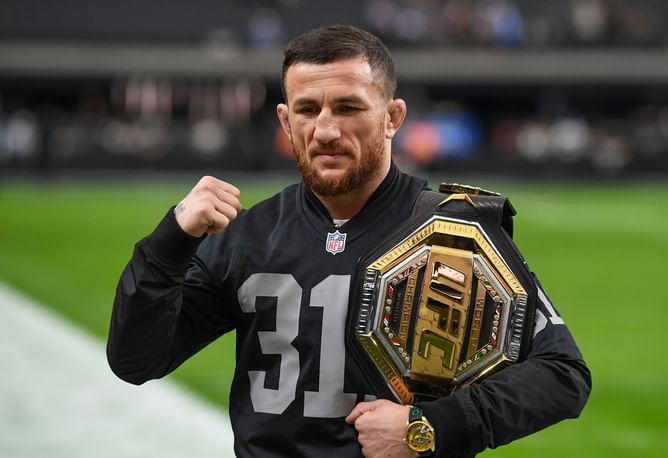 Photos and Videos: Rugby team One New Zealand Warriors train with Merab Dvalishvili and others at the UFC PI ahead of their match in Vegas