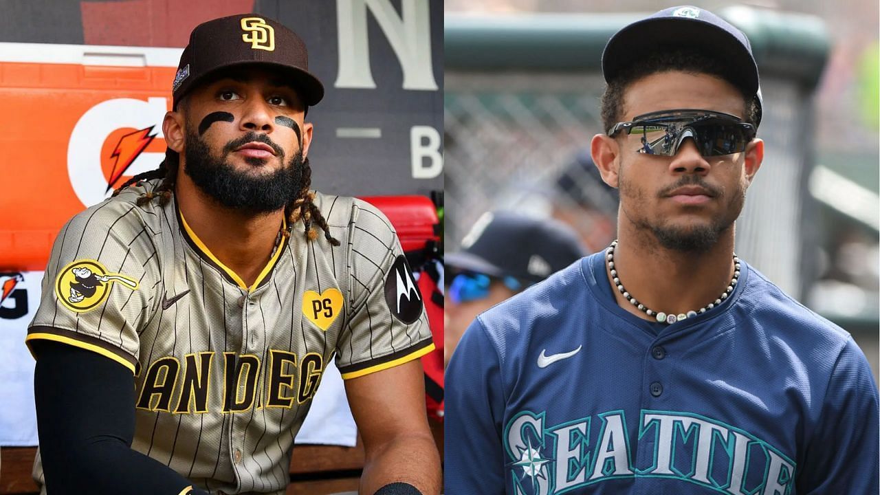 Fernando Tatis Jr. (L) and Julio Rodriguez (R) (Images from - Getty)