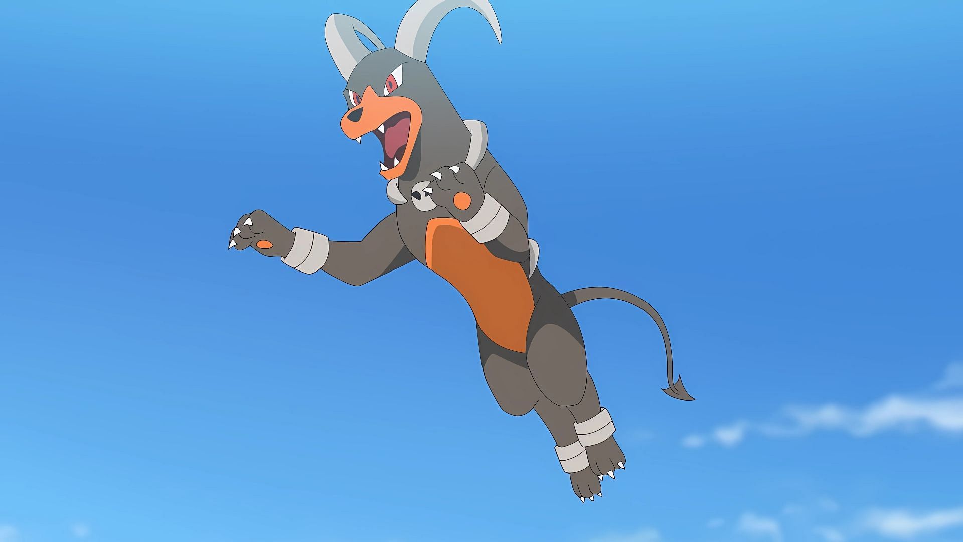 Houndoom in the anime. (Image via The Pokemon Company)