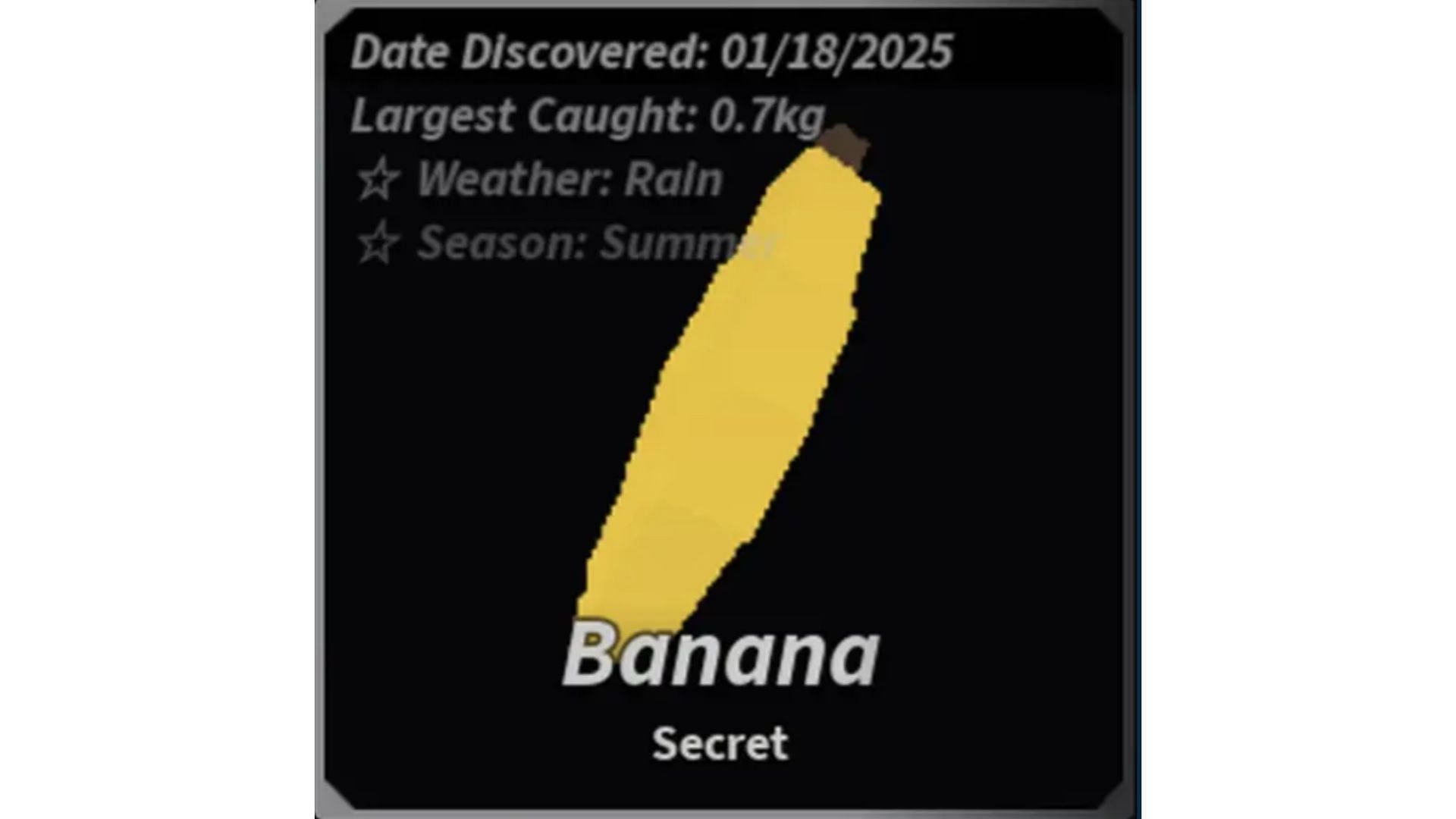 The Banana fish (Image via Roblox)