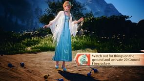 Infinity Nikki: How to watch out for things on the ground and activate 20 Ground Firecrackers