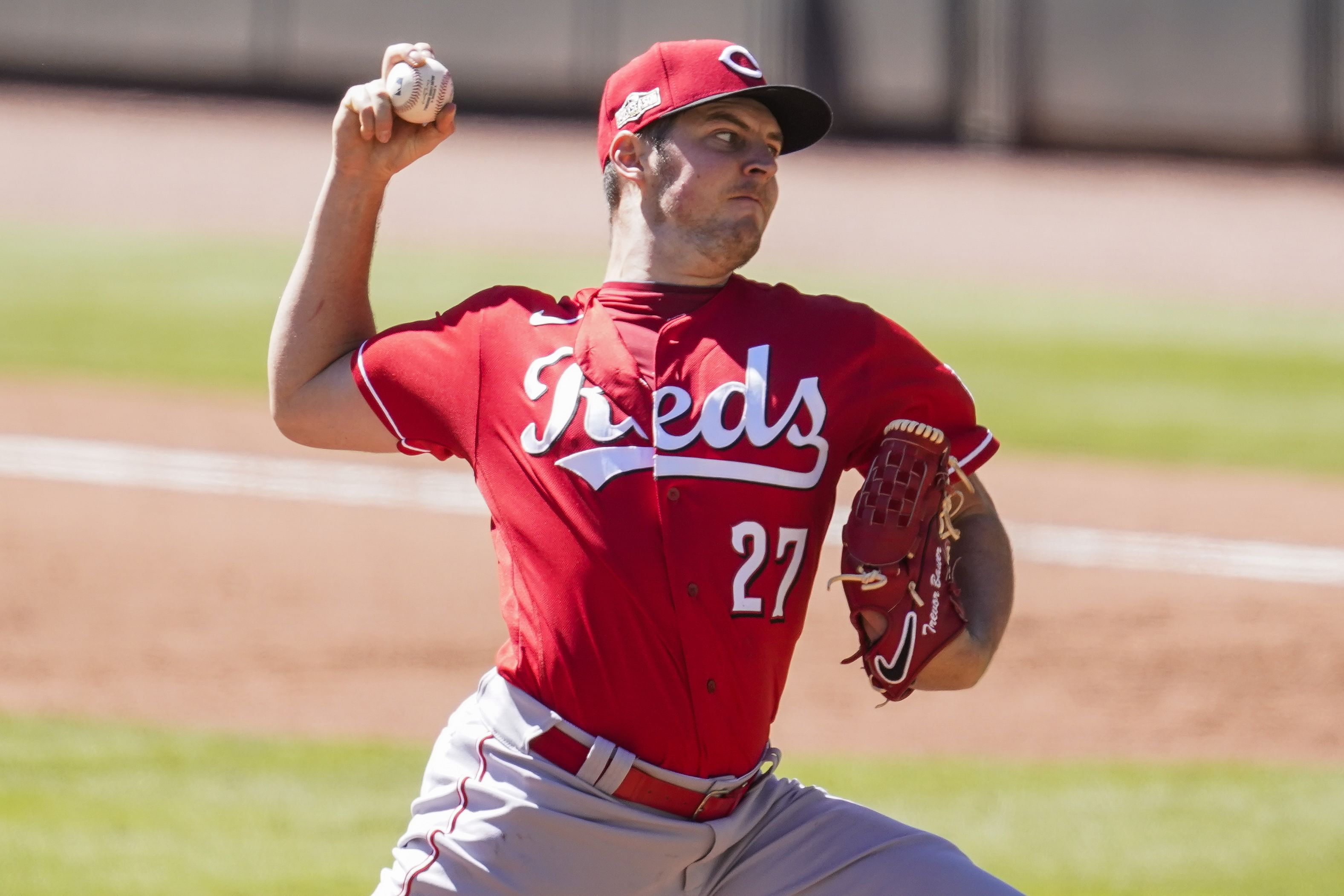 Trevor Bauer won the 2020 NL Cy Young with the Cincinnati Reds (Image Source: Imagn)