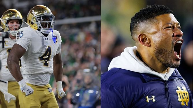 3 Notre Dame offensive players who look scary heading into CFP national championship ft. Jeremiyah Love