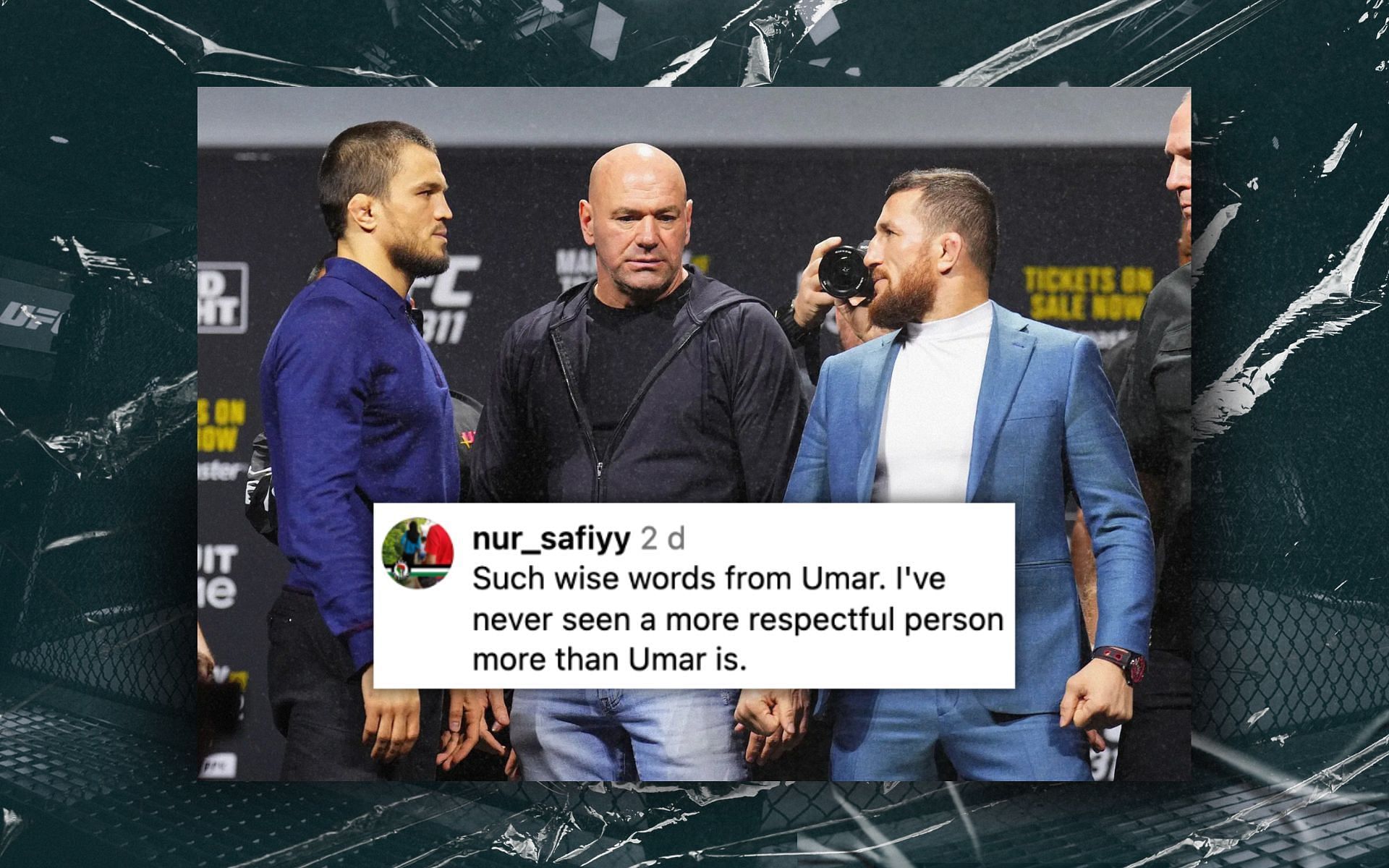 Fans react to Umar Nurmagomedov