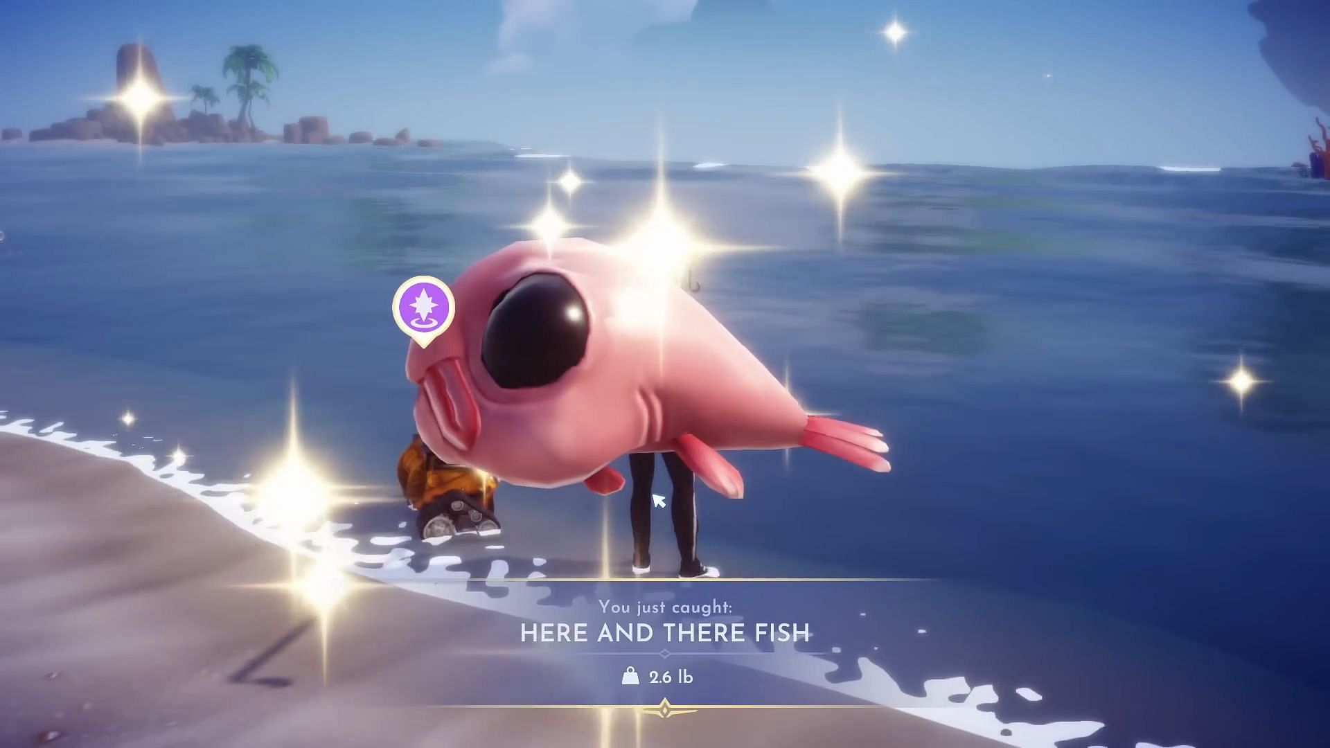 Here and There fish (Image via Gameloft || YouTube/@Serroh)