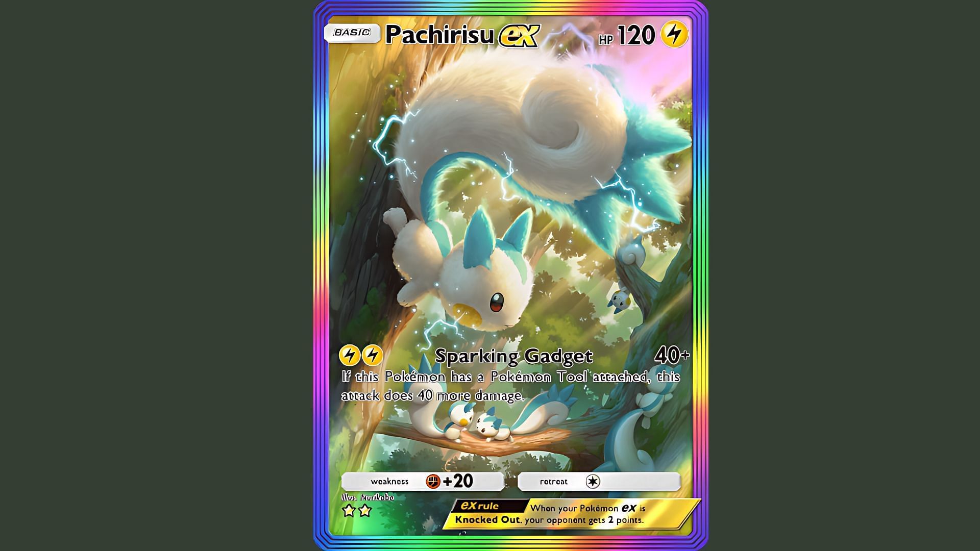 Pachirisu ex (Image via The Pokemon Company)