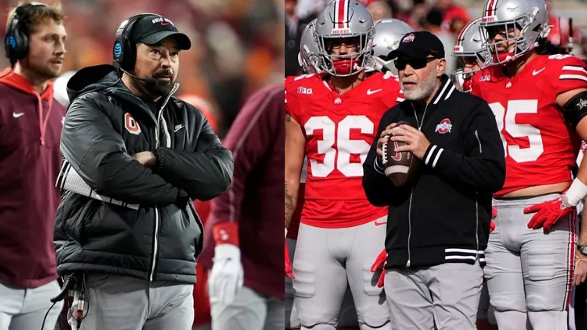 Coach Ryan Day and his Ohio State team 