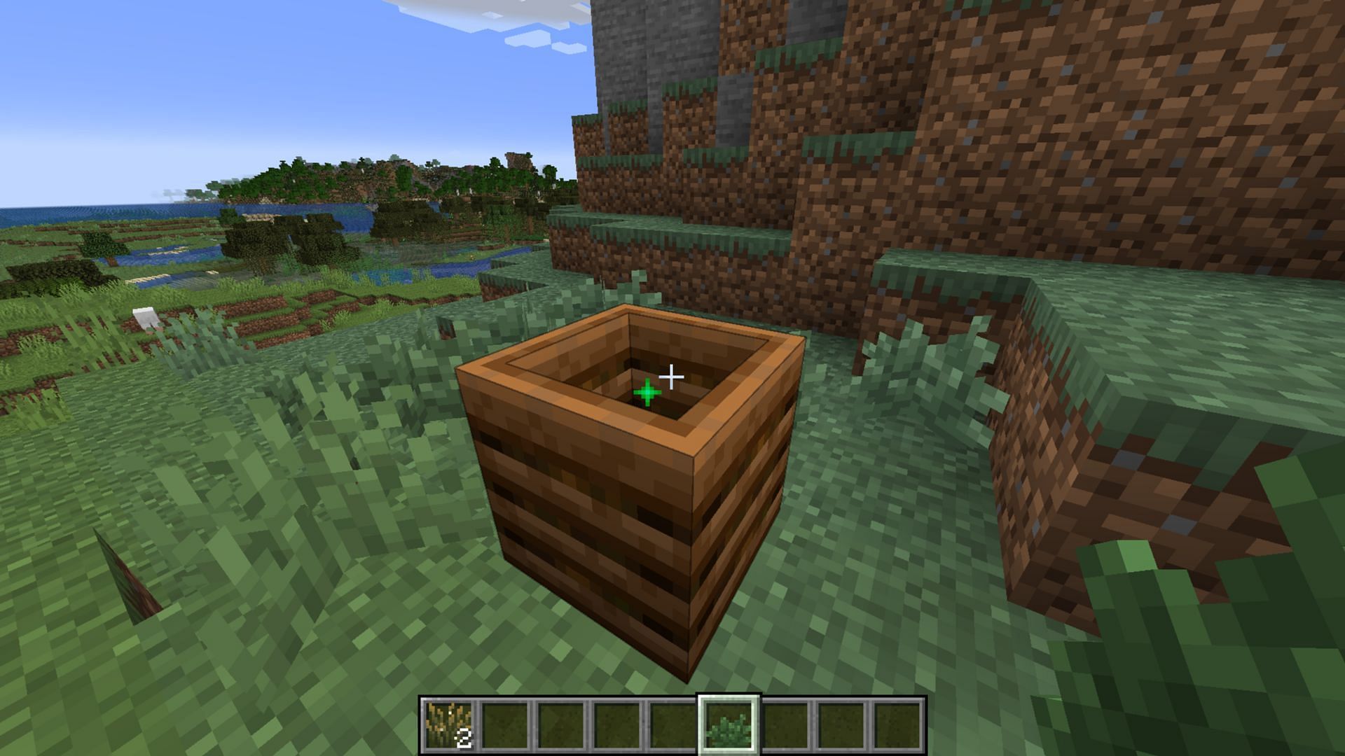 The bush in Minecraft can be used as a great source of compost material to farm bone meal (Image via Mojang Studios)