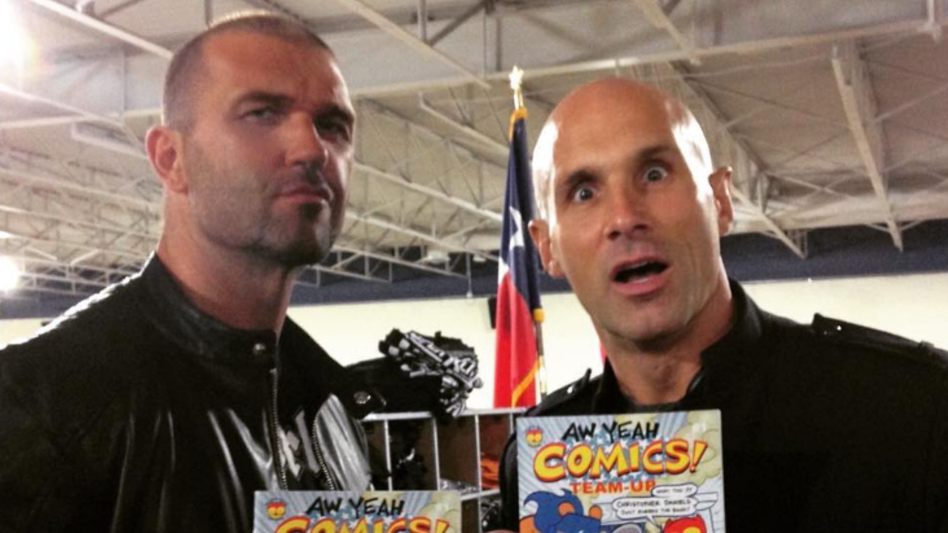 Frankie Kazarian (L) and Christopher Daniels (R) are close friends. (Image via Daniels