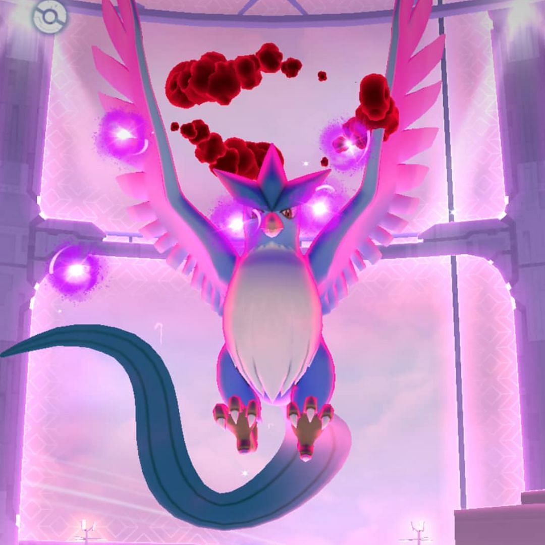 Dynamax Articuno in Pokemon GO (Image via TPC)