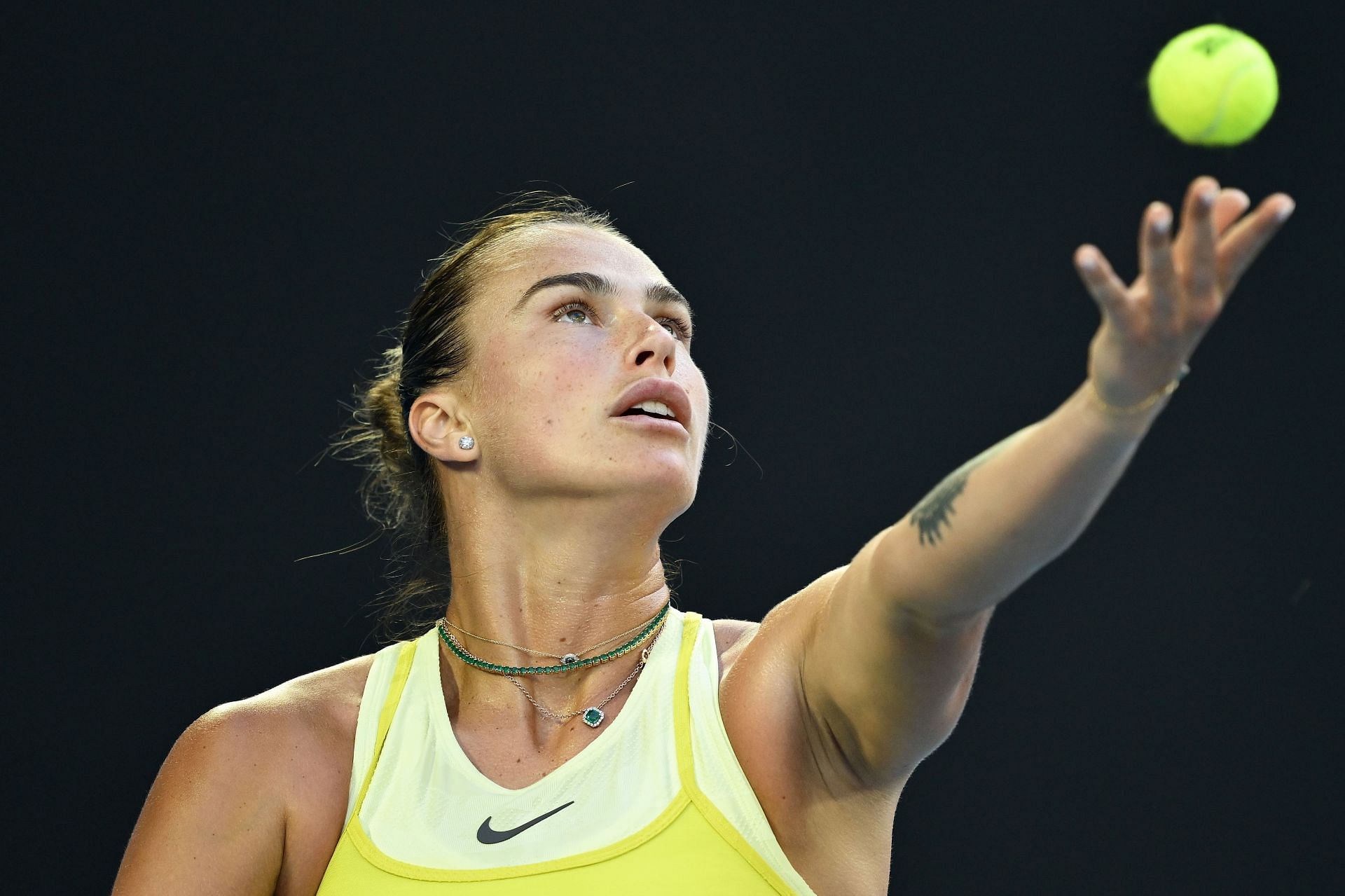 Aryna Sabalenka at the 2025 Australian Open - Day 1 - Source: Getty