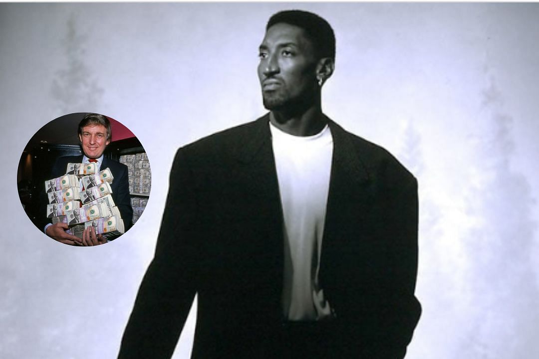 Scottie Pippen and Donald Trump 