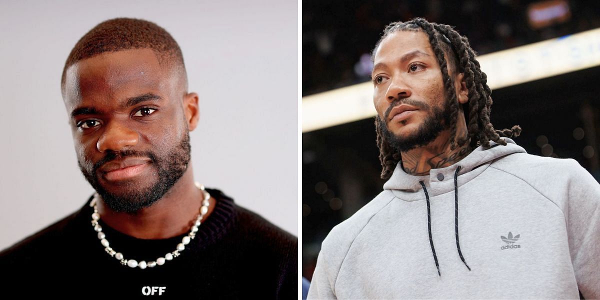 Frances Tiafoe (L) &amp; Derrick Rose (R) [Image Source: Getty Images]