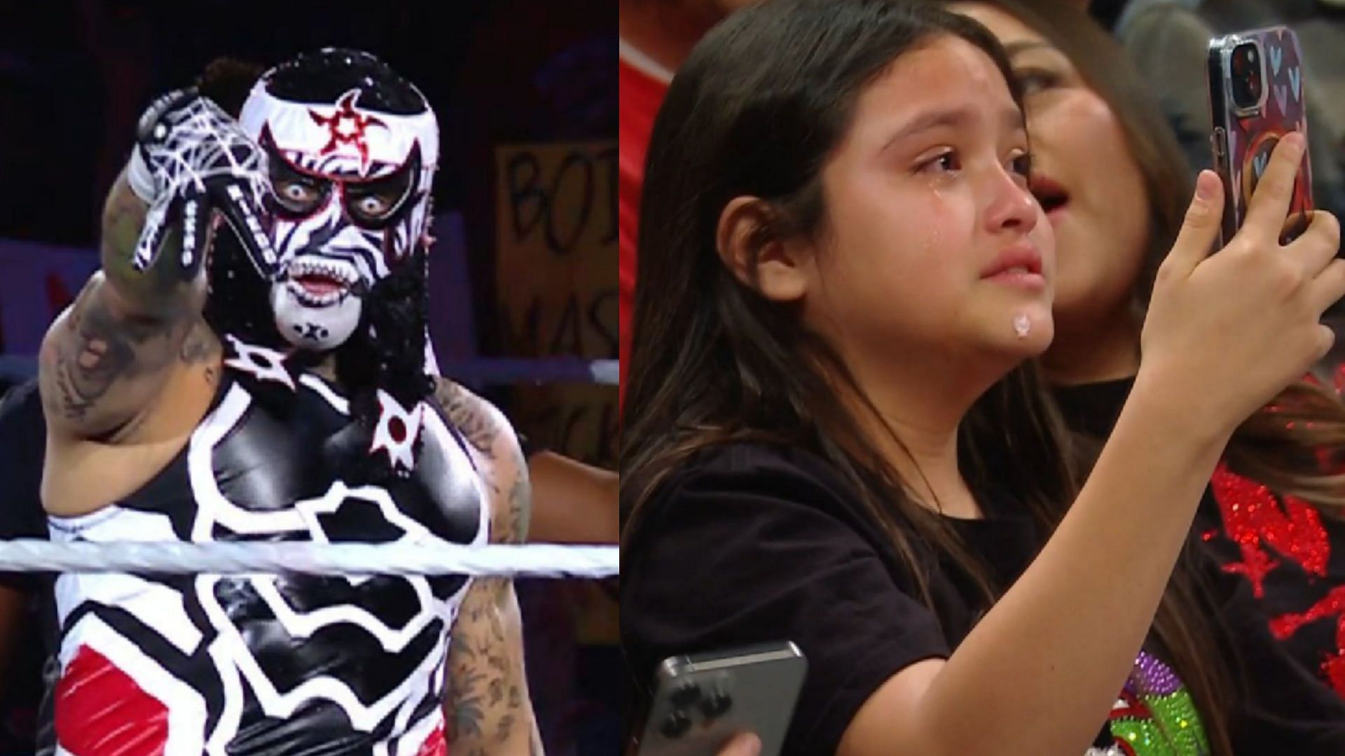 WWE Raw में हुआ धमाकेदार डेब्यू (Photos: SK Wrestling Twitter)