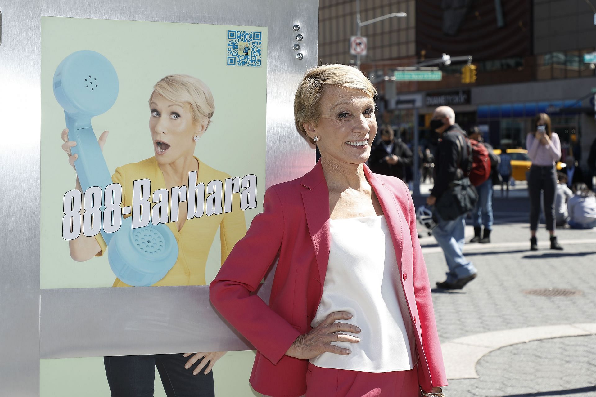 Barbara Corcoran &quot;Business Unusual&quot; Phone Booth Pop-Up - Source: Getty