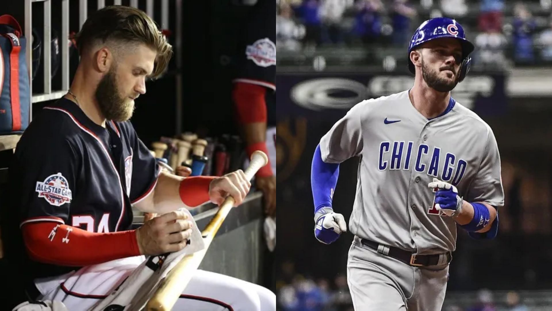 Former Washington Nationals Slugger Bryce Harper &amp; Former Chicago Cubs Slugger Kris Bryant