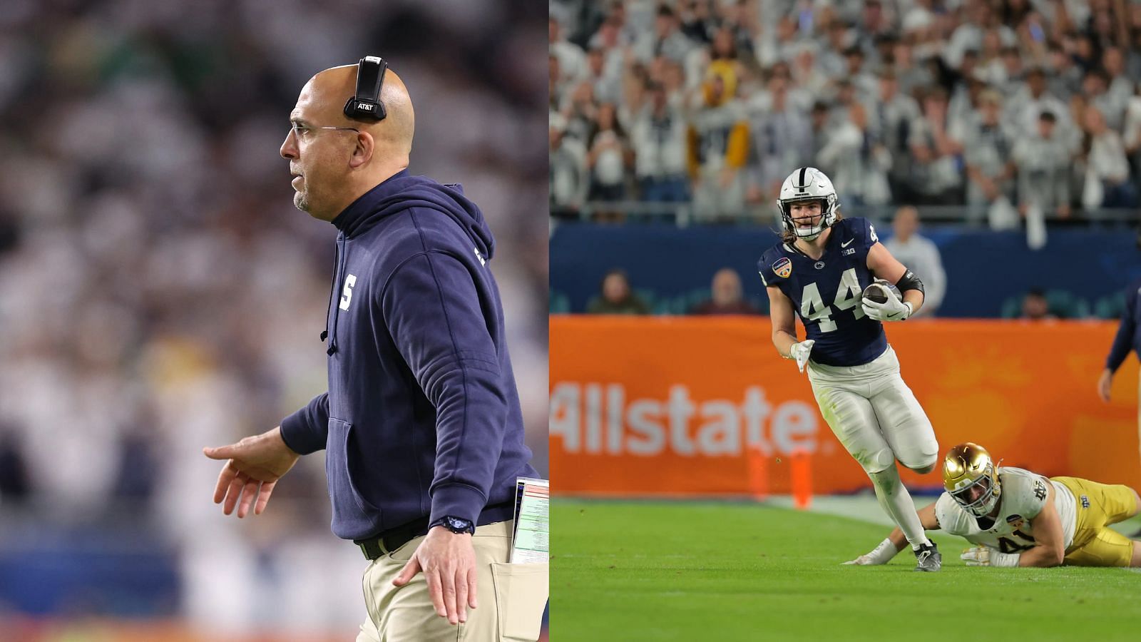 James Franklin saw tight end Tyler Warren