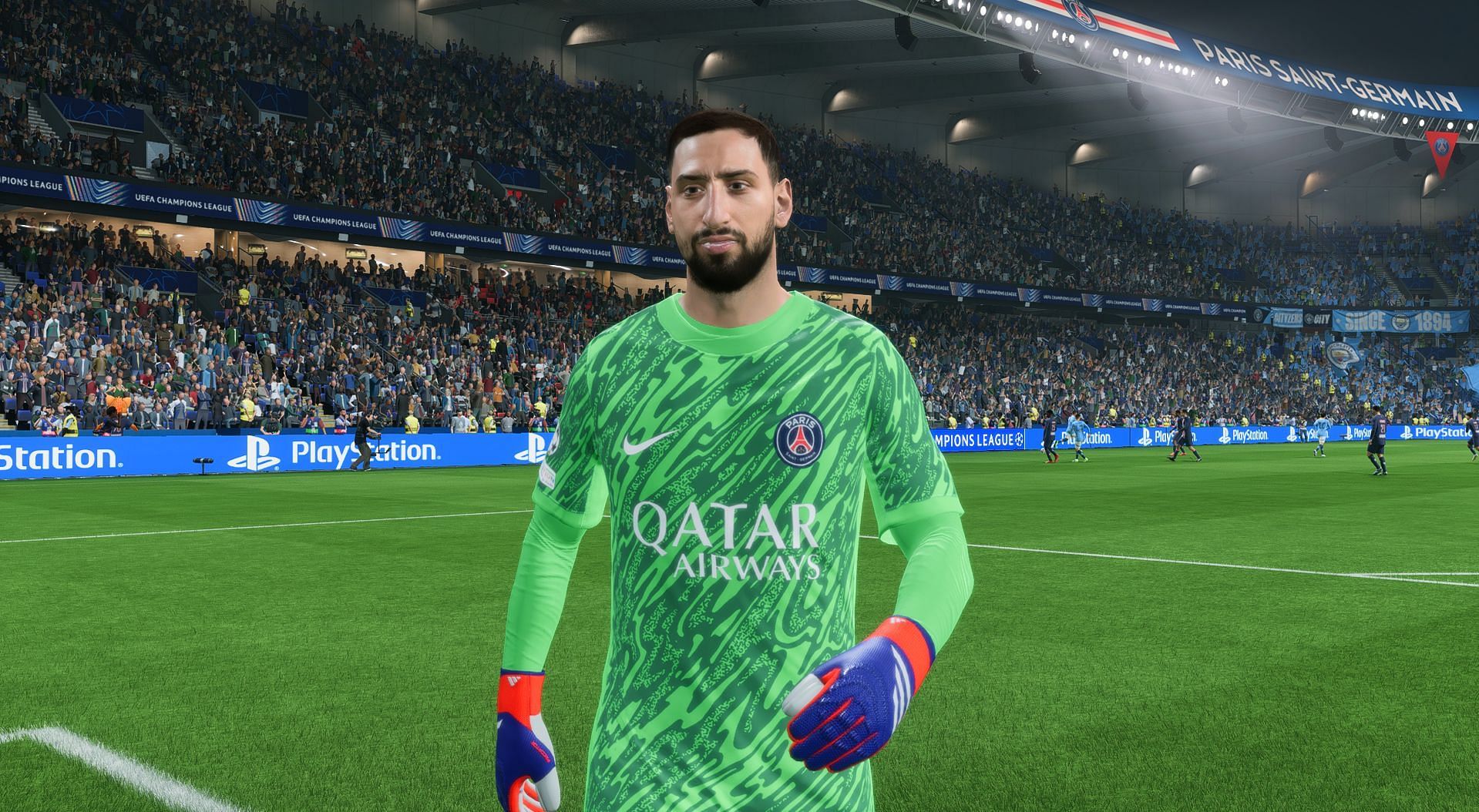 Gianluigi Donnarumma as portayed in EA FC 25 (Image via EA Sports)