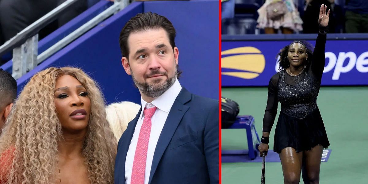 Serena Williams and Alexis Ohanian (Images via GETTY)