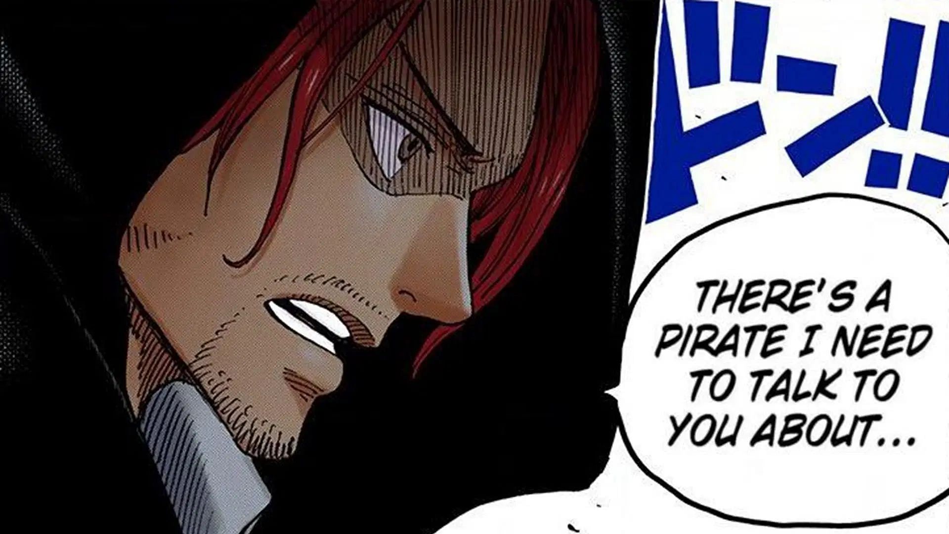 &quot;Shanks&quot; meeting the Five Elders (Image via Shueisha)